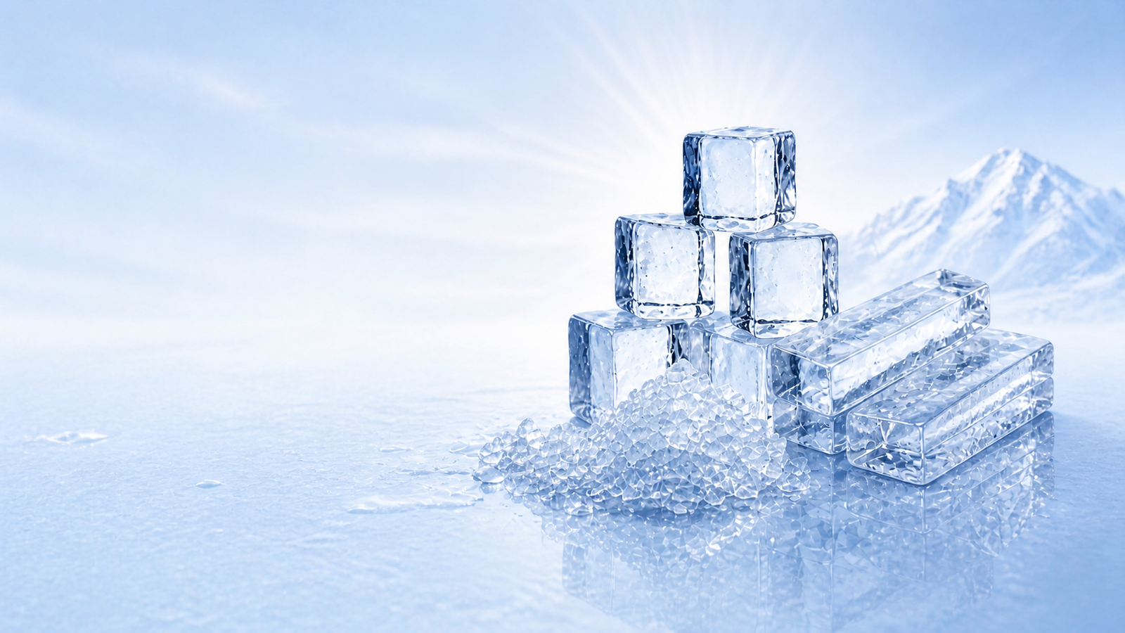Cubitos, hielo picado y barras de hielo de Hielos Cubilacen